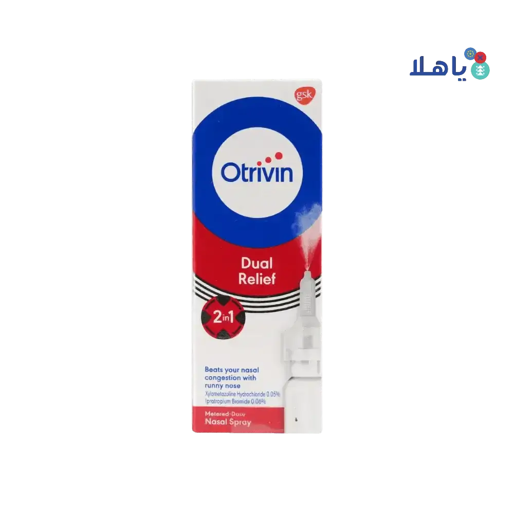 GSK Consumer - Otrivin Dual Relief 2in1 Nasal Spray 10ml - Pharmazone - 