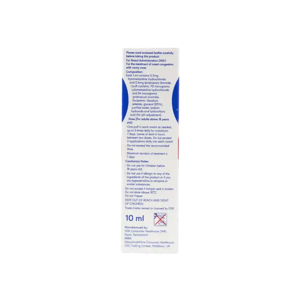 GSK Consumer - Otrivin Dual Relief 2in1 Nasal Spray 10ml - Pharmazone - 