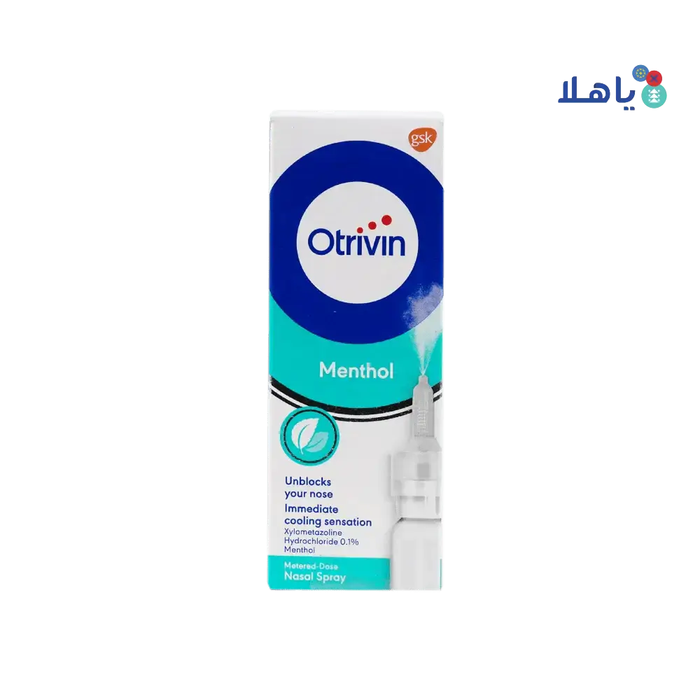 GSK Consumer - Otrivin Menthol 0.1% Spray 10 Ml - Pharmazone - 