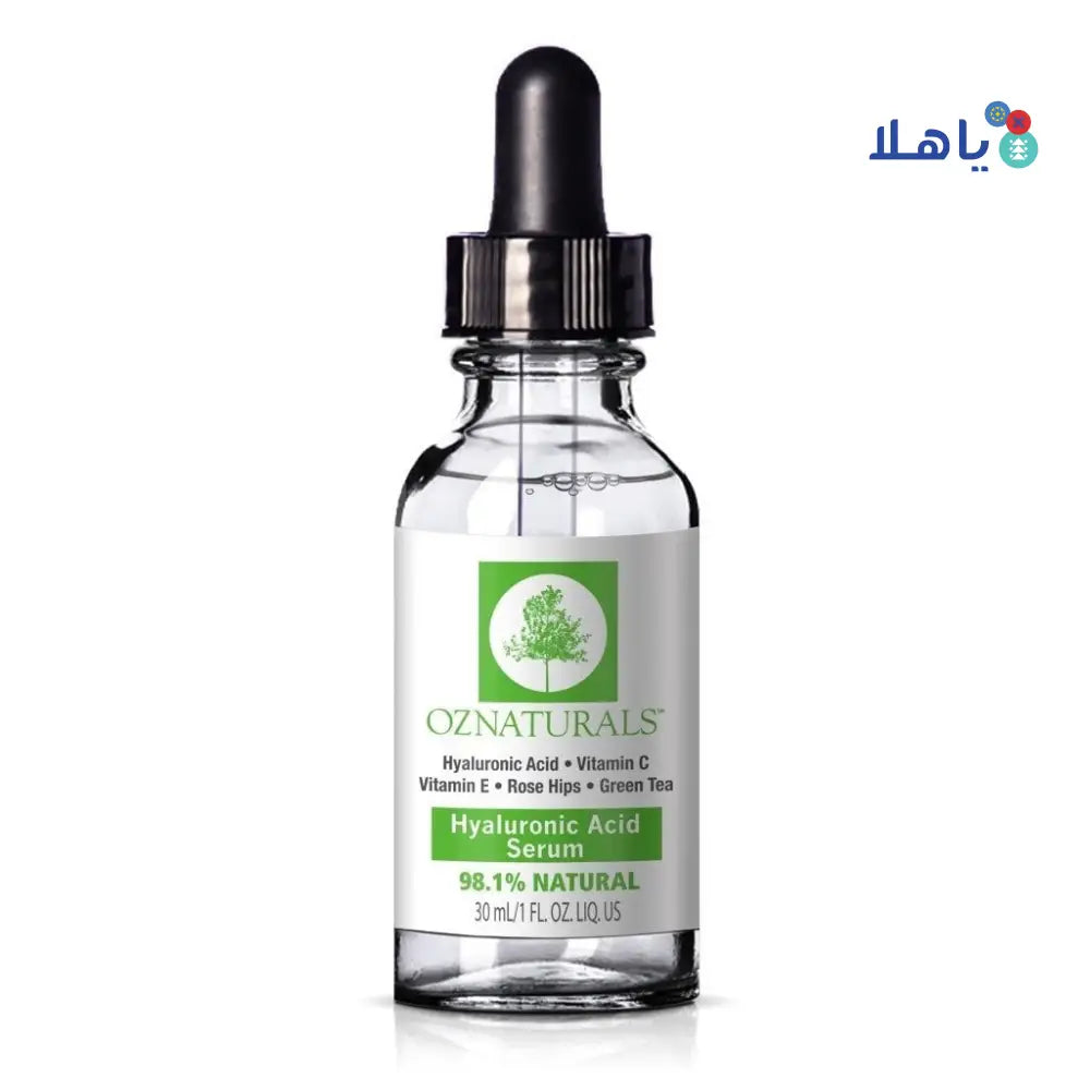 OZ NATURALS HYALURONIC ACID FACIAL SERUM 30ML