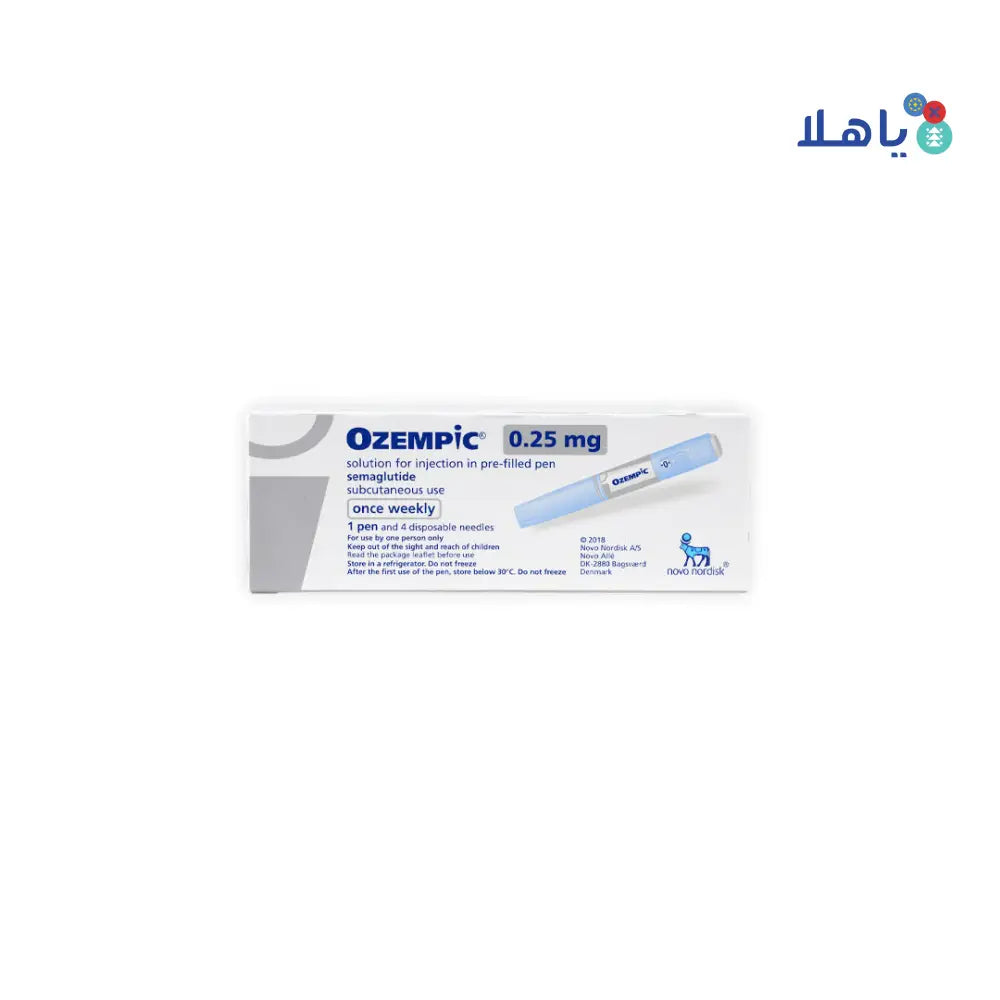 OZEMPIC 0.25MG SOLUTION FOR INJECTION PRE-FILLED 1 PEN