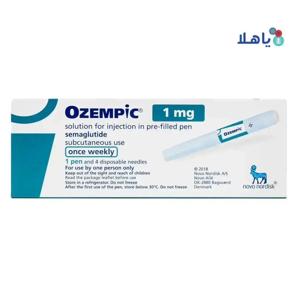 NOVO NORDISK - OZEMPIC 1MG SOLUTION FOR INJECTION PRE - FILLED 1 PEN - Pharmazone - 