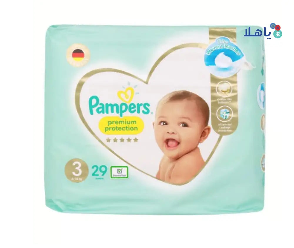 PAMPERS NO.3 PREMIUM CARE 29PCS (6-10KG)