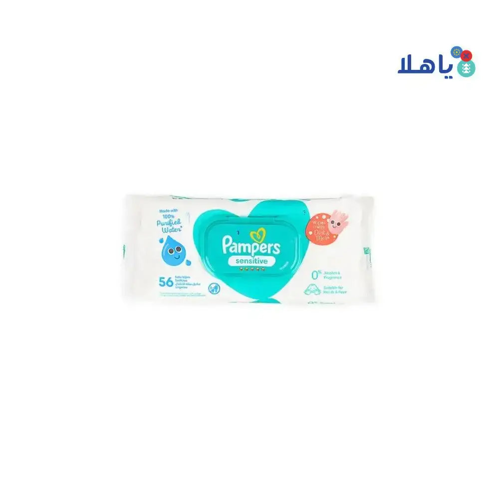 Pampers - Pampers Sensitive Wipes 56pcs - 6649 - Pharmazone - 