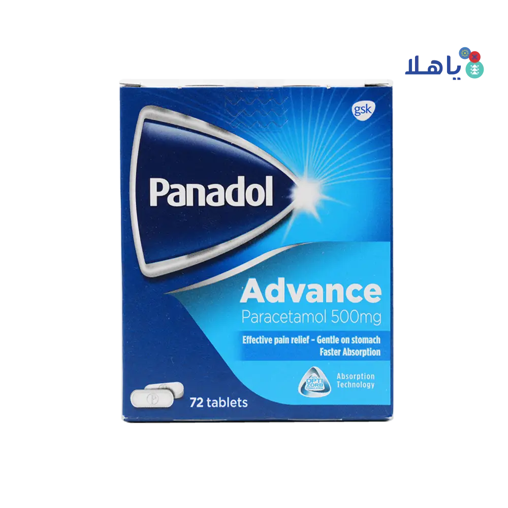 PANADOL ADVANCE 72 TAB