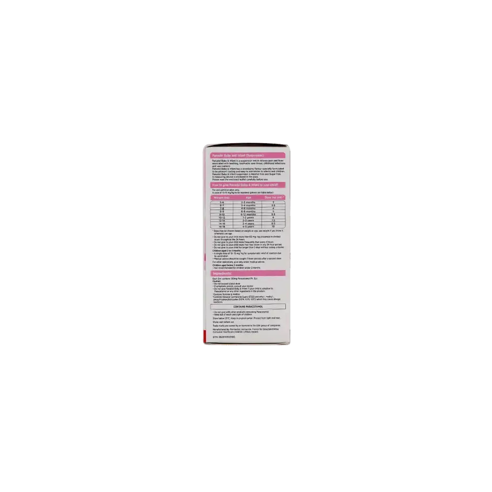 GSK Consumer - Panadol Baby & Infant Suspension 100 Ml - Pharmazone - 