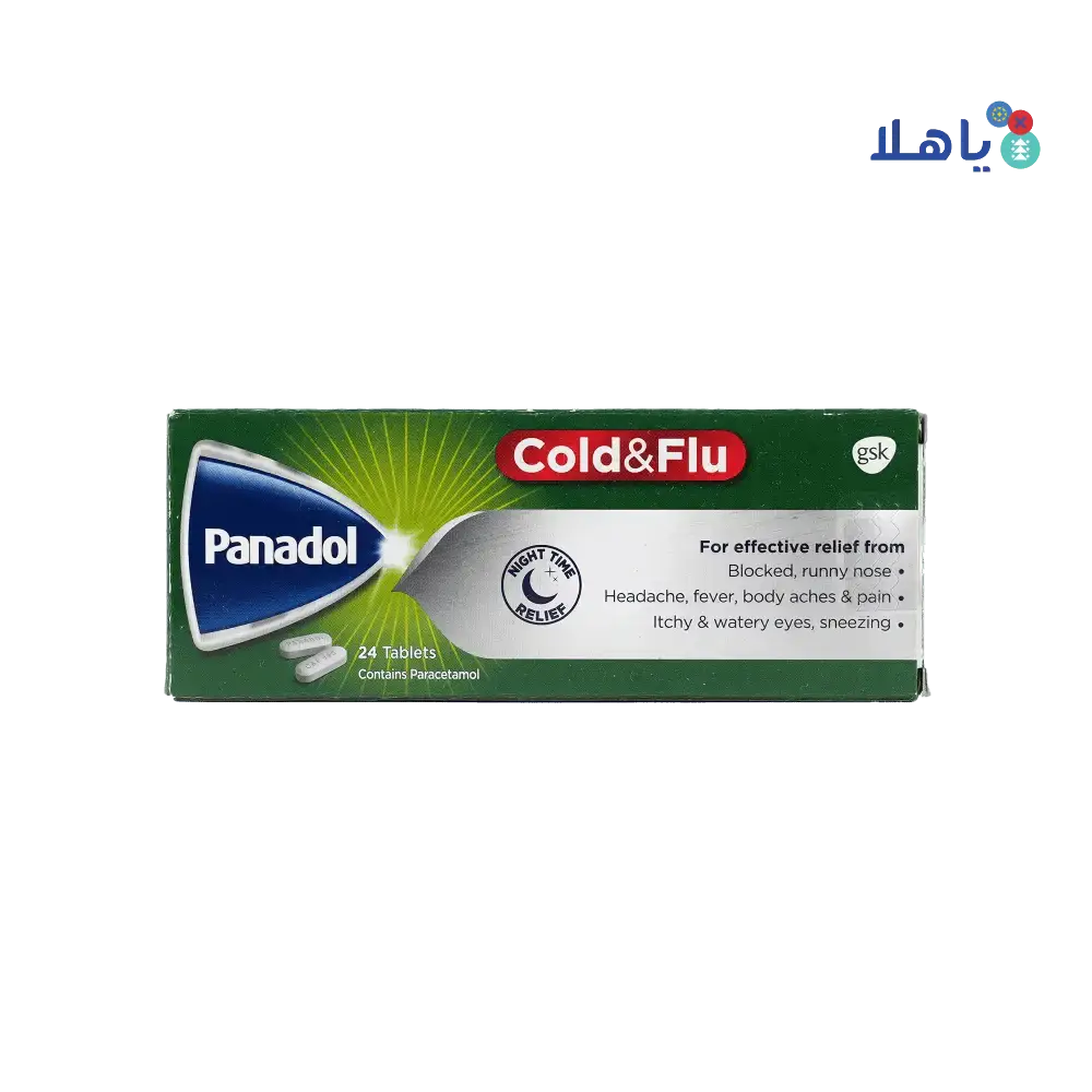 GSK Consumer - Panadol Cold & Flu 24 Cap - Green - Pharmazone - 