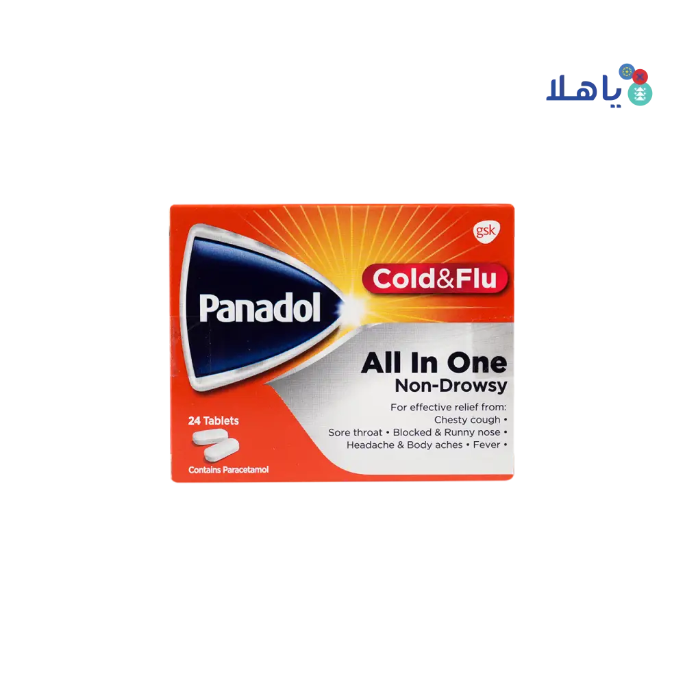 PANADOL COLD & FLU ALL IN ONE  24TAB