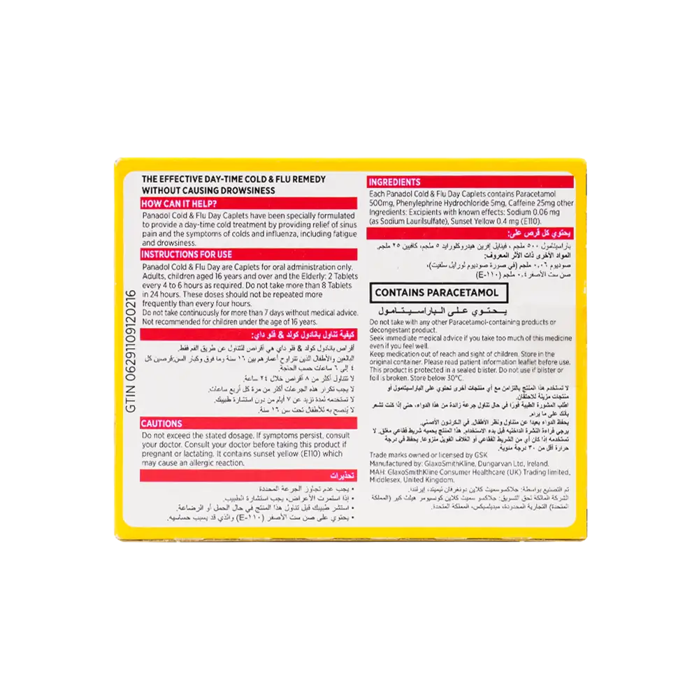 PANADOL COLD & FLU DAY 24TAB