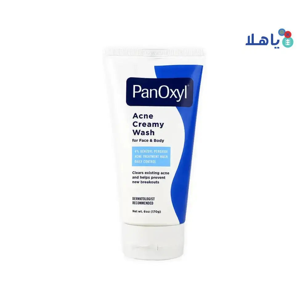 PANOXYL - PANOXYL ACNE CREAMY WASH 4% BENZOYL 170G - Pharmazone - 