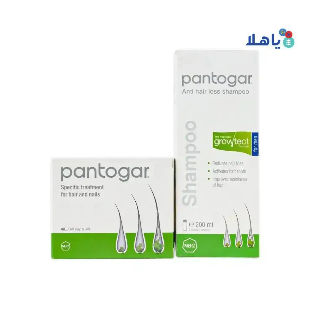 Pantogar - Pantogar Capsules + Shampoo Men Set - Pharmazone - 