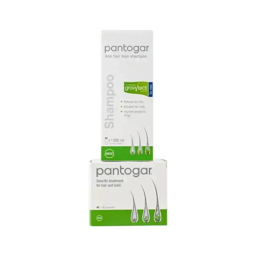 Pantogar - Pantogar Capsules + Shampoo Men Set - Pharmazone - 