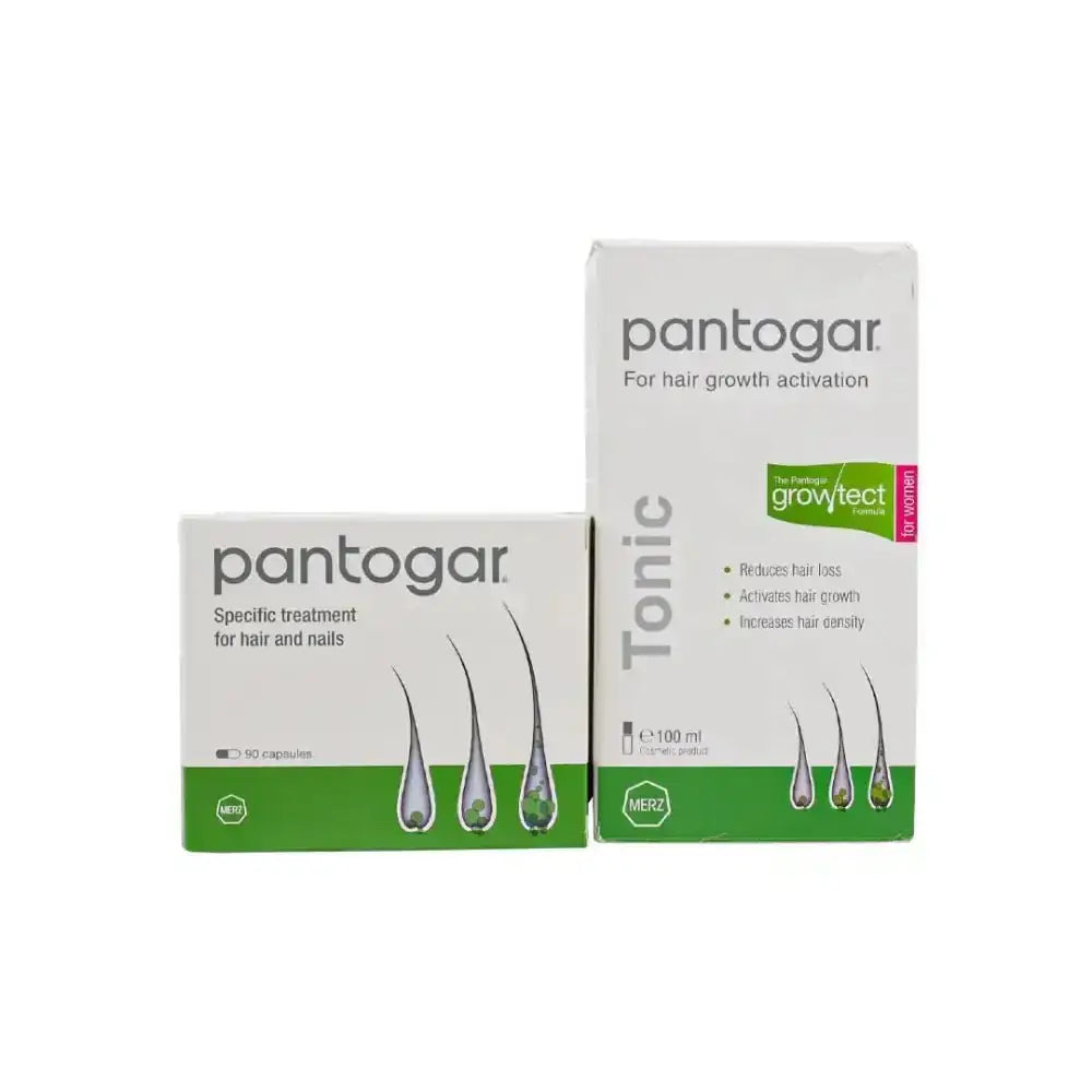 Pharmazone - Pantogar Capsules + Tonic Women Set - Pharmazone - 