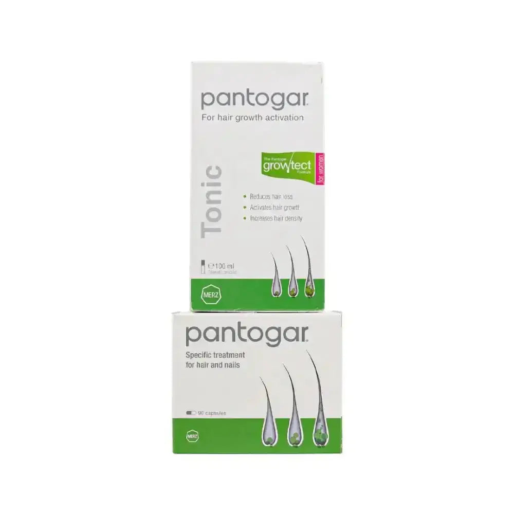 Pharmazone - Pantogar Capsules + Tonic Women Set - Pharmazone - 