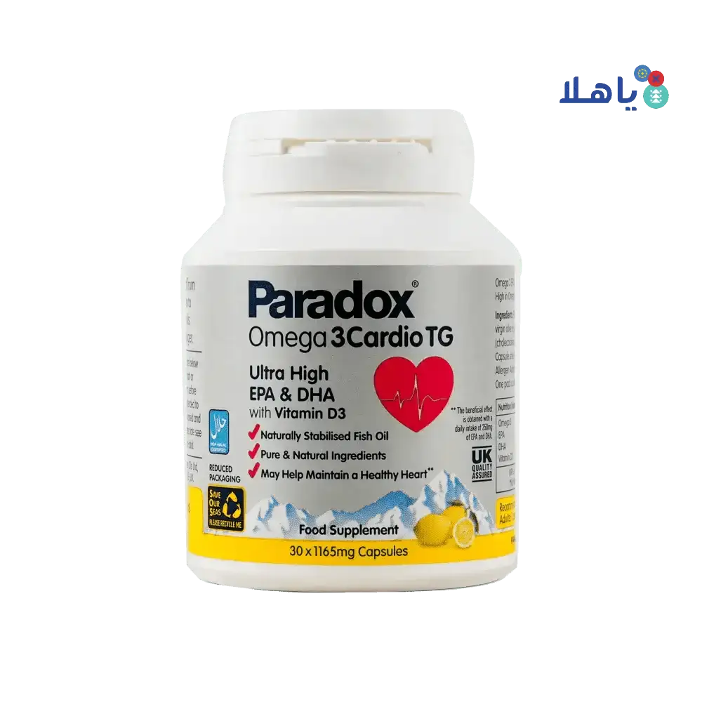 STERLING - PARADOX OMEGA - 3 CARDIO TG 30CAP - Pharmazone - 