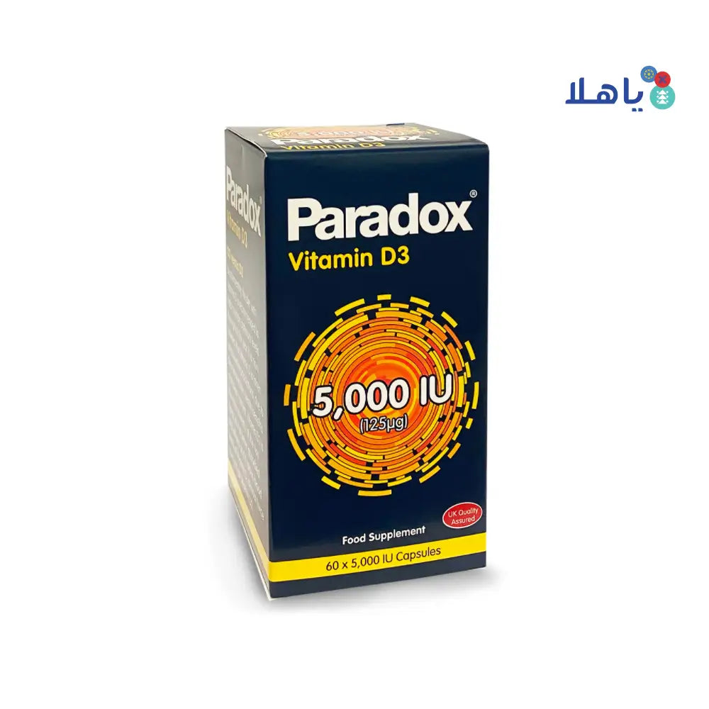 PARADOX VITAMIN D3 5000IU 60CAPS