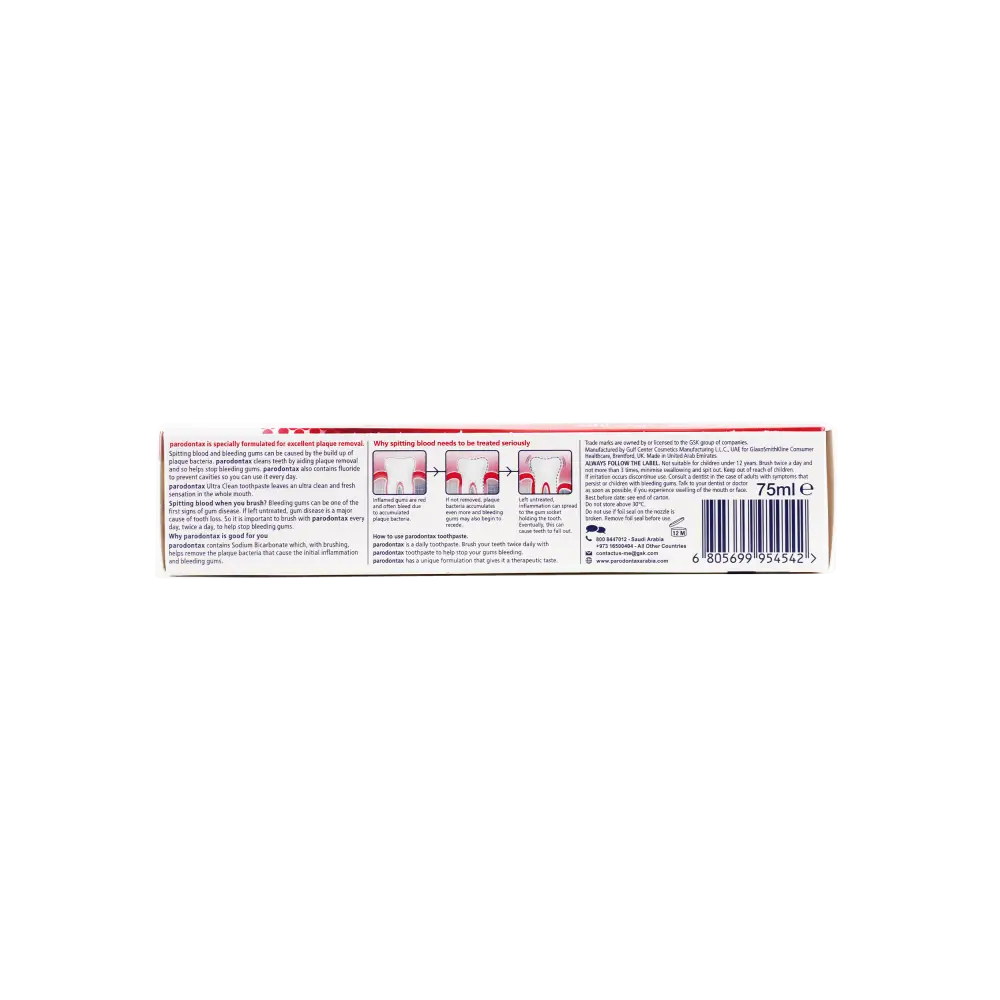 Parodontax Ultra Clean Toothpaste 75ml-GS342