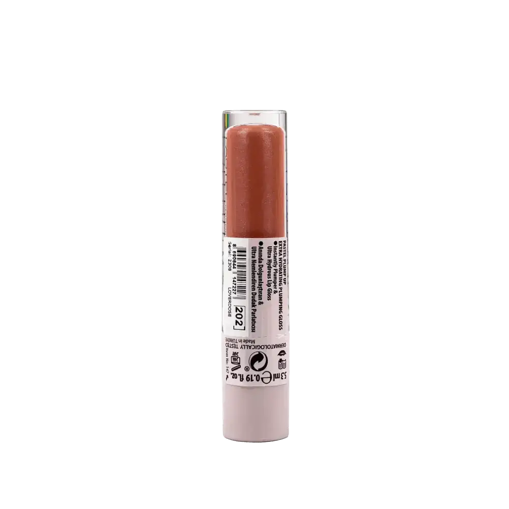 Pastel - Pastel Plump Up Extra Hydrating Plumping Gloss 5.3ml - 202 - Pharmazone - 