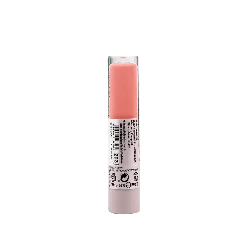 Pastel - Pastel Plump Up Extra Hydrating Plumping Gloss 5.3ml - 203 - Pharmazone - 