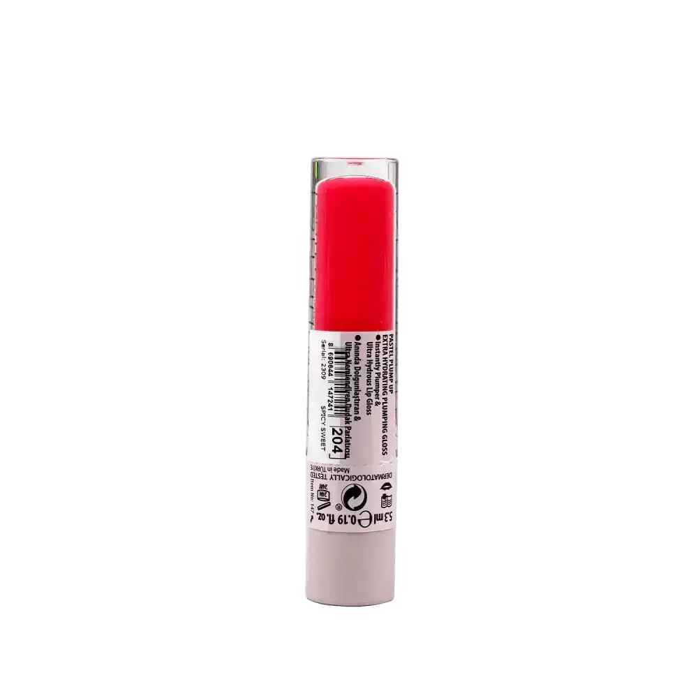 Pastel - Pastel Plump Up Extra Hydrating Plumping Gloss 5.3ml - 204 - Pharmazone - 