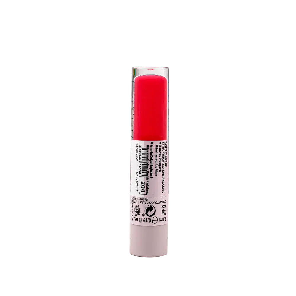 Pastel Plump Up Extra Hydrating Plumping Gloss 5.3ml-204