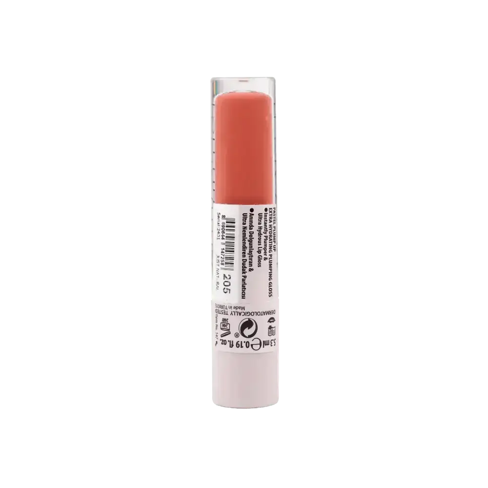 Pastel - Pastel Plump Up Extra Hydrating Plumping Gloss 5.3ml - 205 - Pharmazone - 