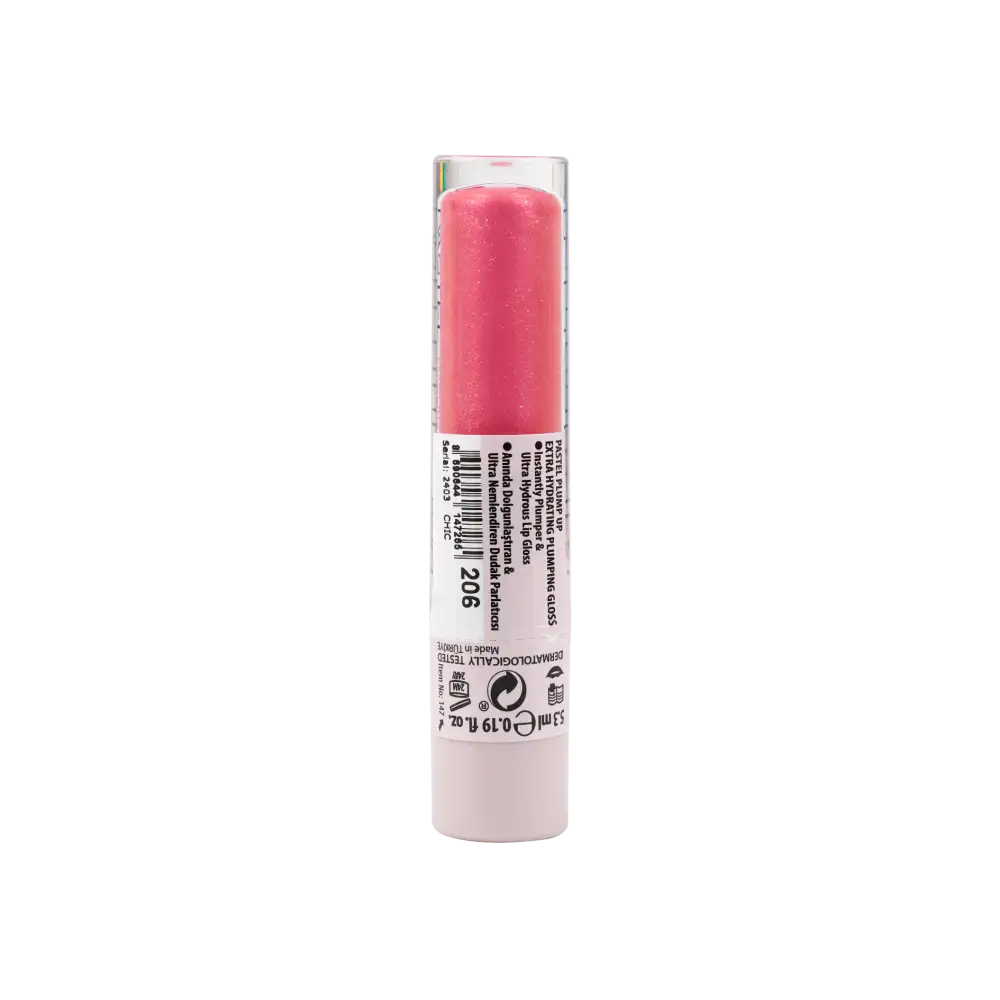 Pastel Plump Up Extra Hydrating Plumping Gloss 5.3ml-206