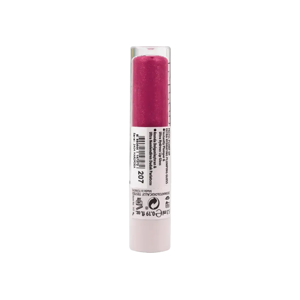 Pastel - Pastel Plump Up Extra Hydrating Plumping Gloss 5.3ml - 207 - Pharmazone - 