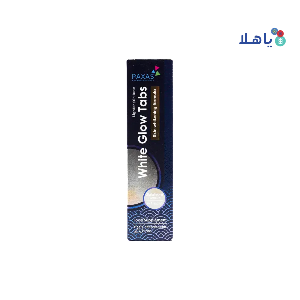 Paxas White Glow 20 Effervescent Tablets