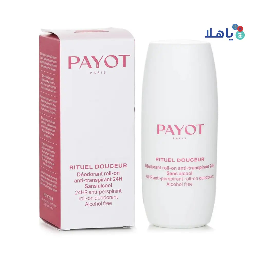 PAYOT 24HR ANTI-PERSPIRANT ROLL ON DEODORANT 75ML