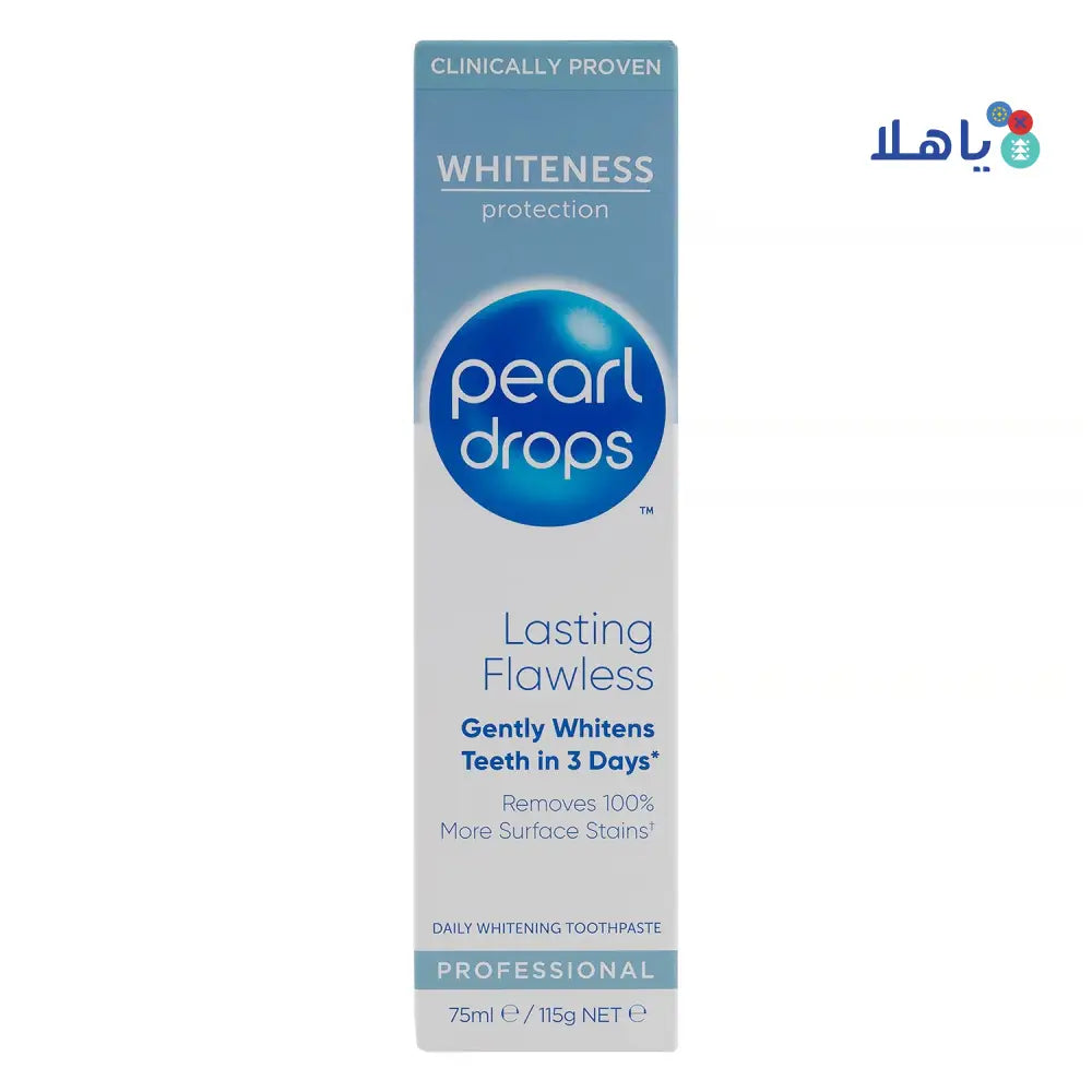 Pearl Drops Lasting Flawless ToothPaste 75ml - Whiteness