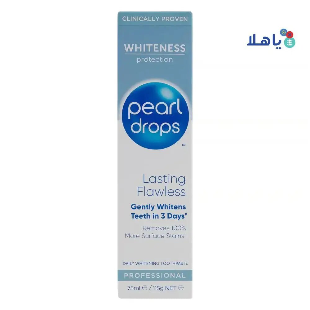 PEARL DROPS - Pearl Drops Lasting Flawless ToothPaste 75ml - Whiteness - Pharmazone - 