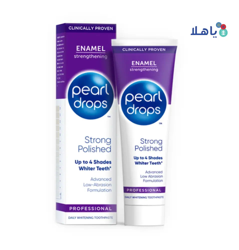 Pearl Drops Strong Polished ToothPaste 75ml - Enamel