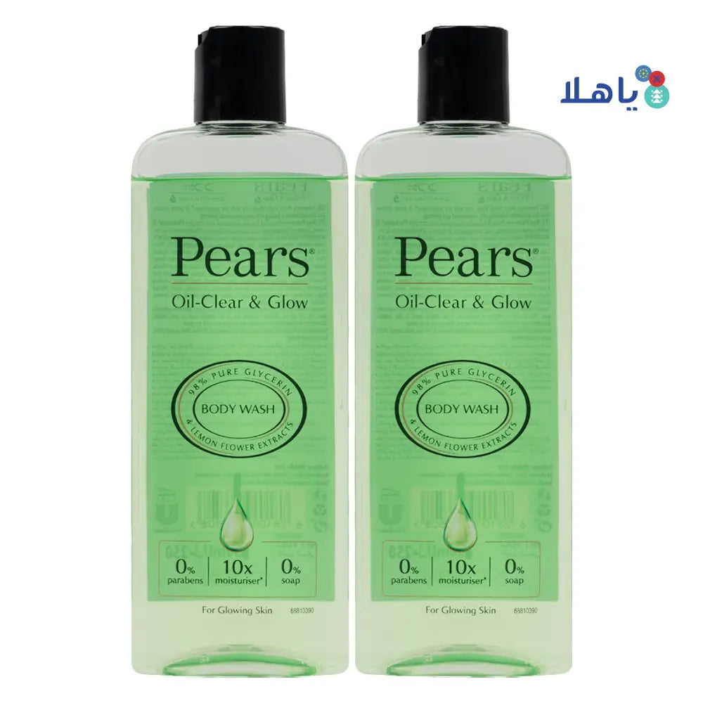 Pears Oil Clear & Glow  Body Wash 250ml - 1+1 Offer