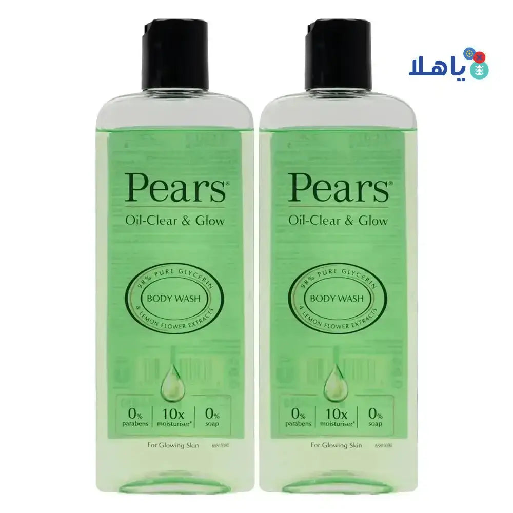 PEARS - Pears Oil Clear & Glow Body Wash 250ml - 1+1 Offer - Pharmazone - 