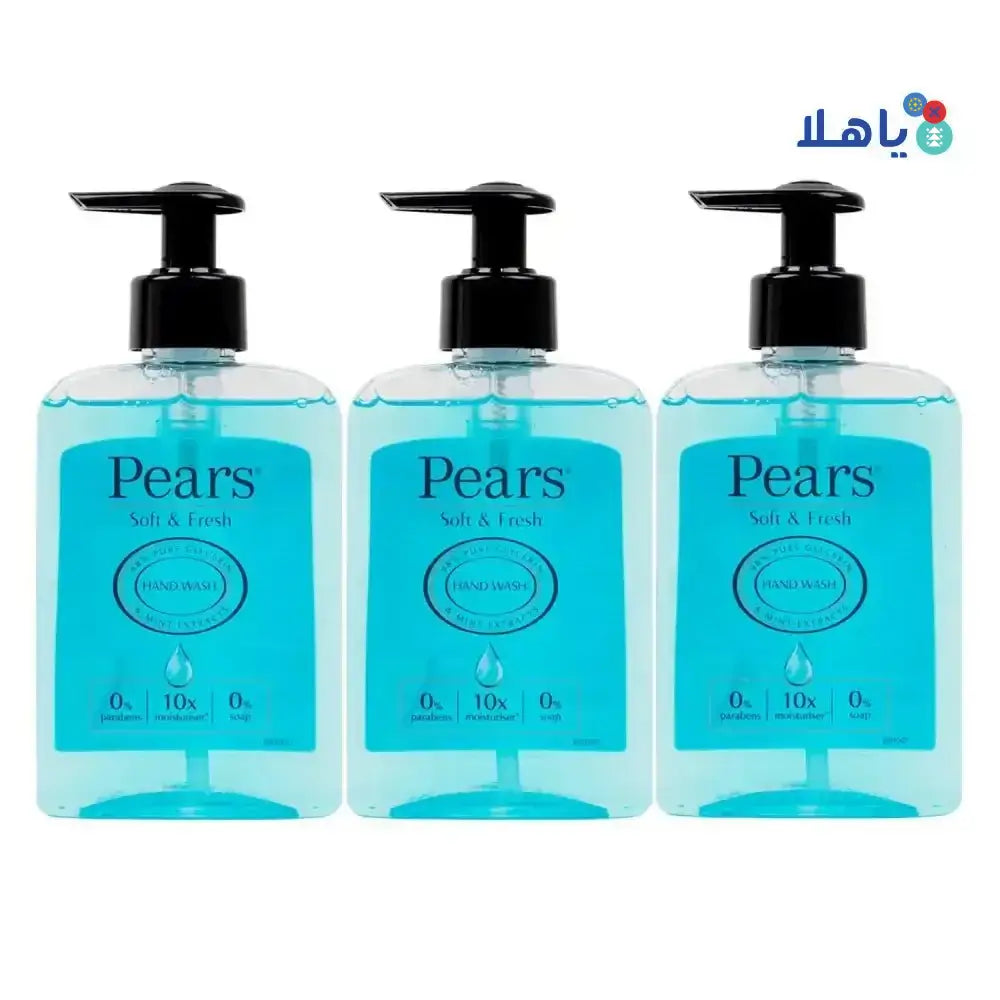 PEARS - Pears Soft & Fresh Hand Wash 250ml - 2+1 Offer - Pharmazone - 