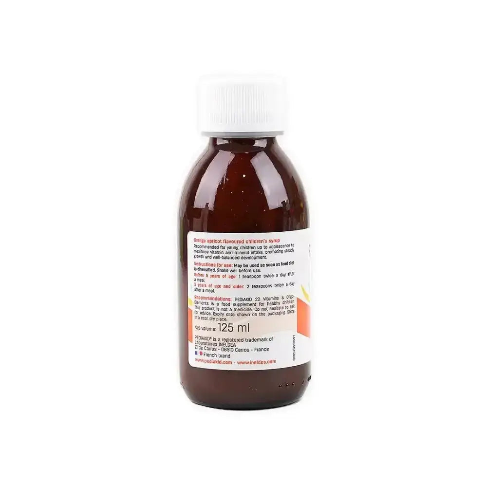 INELDEA - Pediakid 22 Vitamins Syrup 125 Ml - Pharmazone - 