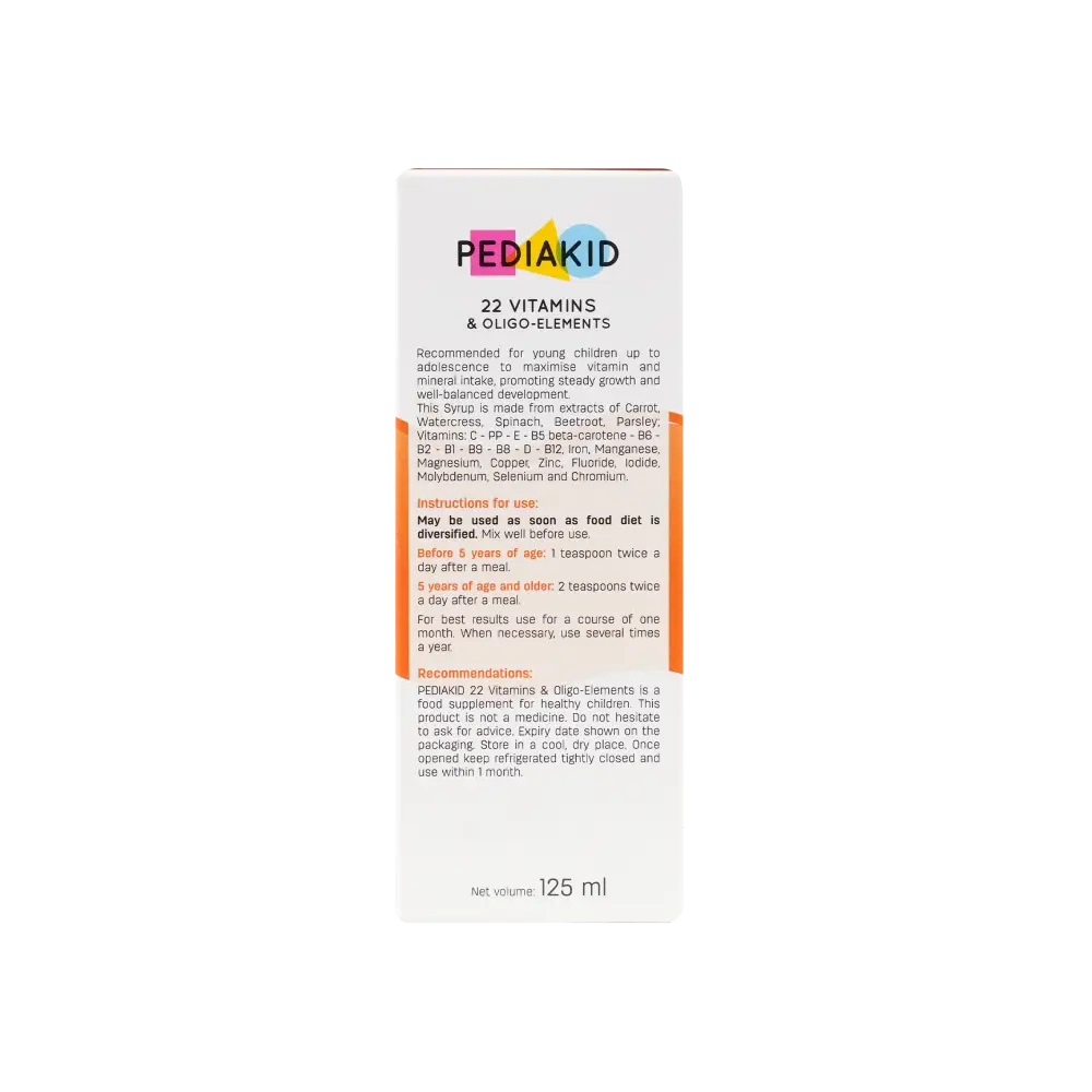 PEDIAKID APPETIT TONUS SYRUP 125 ML