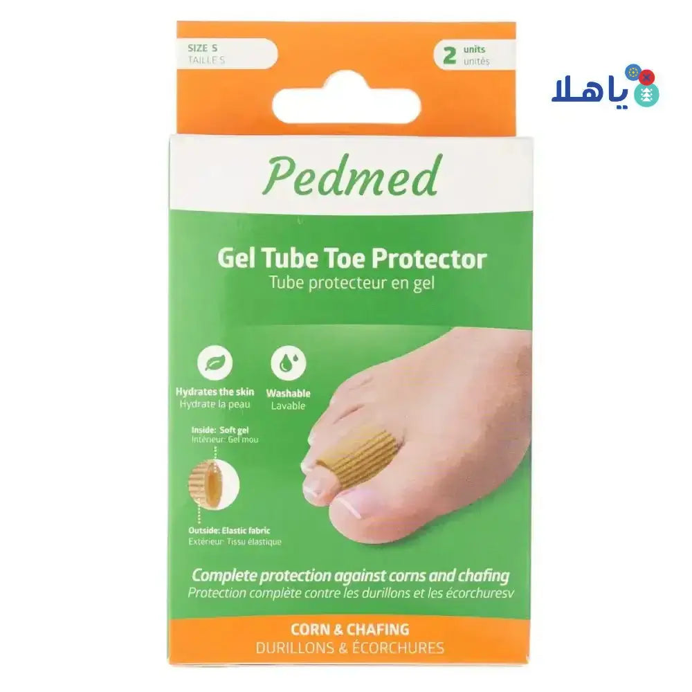 PEDMED - PEDMED GEL TUBE TOE PROTECTOR 2 UNITS SIZE - S (F - 00050 - 03CPZ) - Pharmazone - 