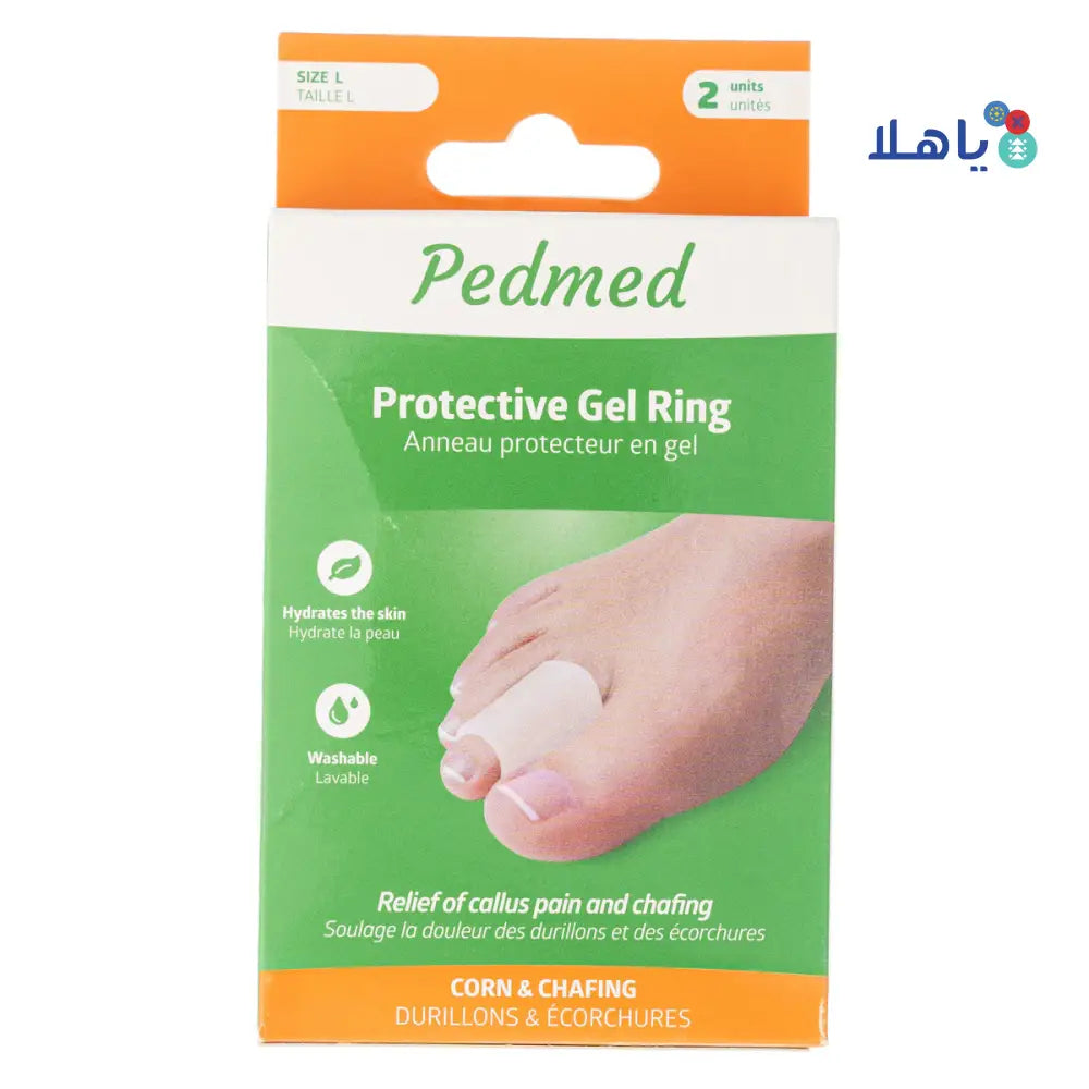 PEDMED PROTECTIVE GEL RING 2 UNITS SIZE-L (F-00041-02CPZ)