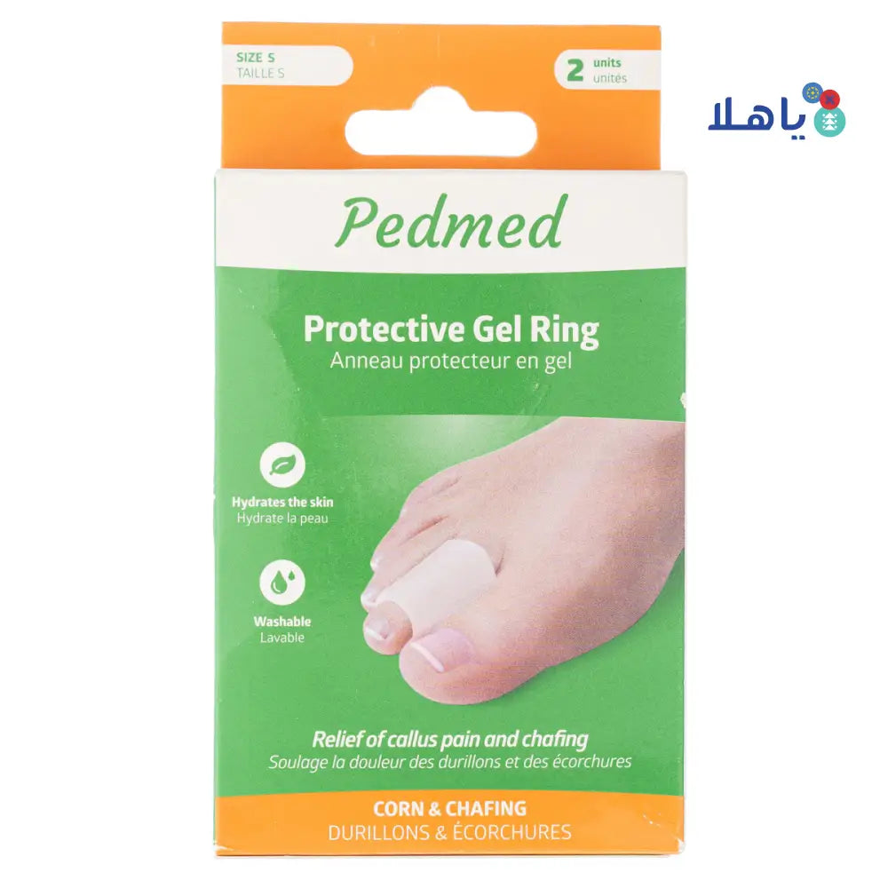 PEDMED PROTECTIVE GEL RING 2 UNITS SIZE-S (F-00041-01CPZ)