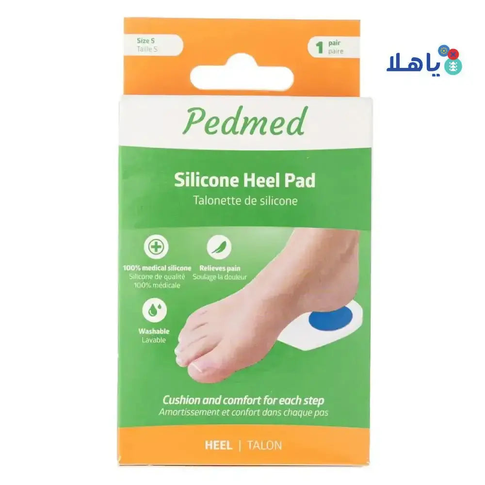 PEDMED - PEDMED SILICONE HEEL PAD 1 PAIR SIZE - S (F - 00031 - 01CPZ) - Pharmazone - 