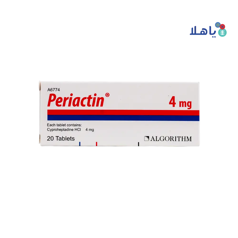 PERIACTIN TABLETS 4MG 20 TAB