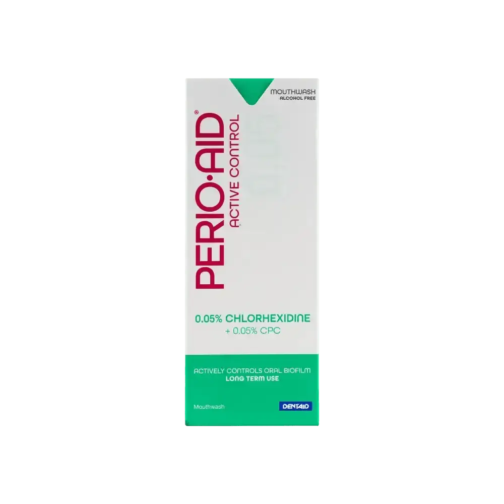 Dentaid - PERIO AID ACTIVE CONTROL 0.05% MOUTHWASH 500ML - Pharmazone - 