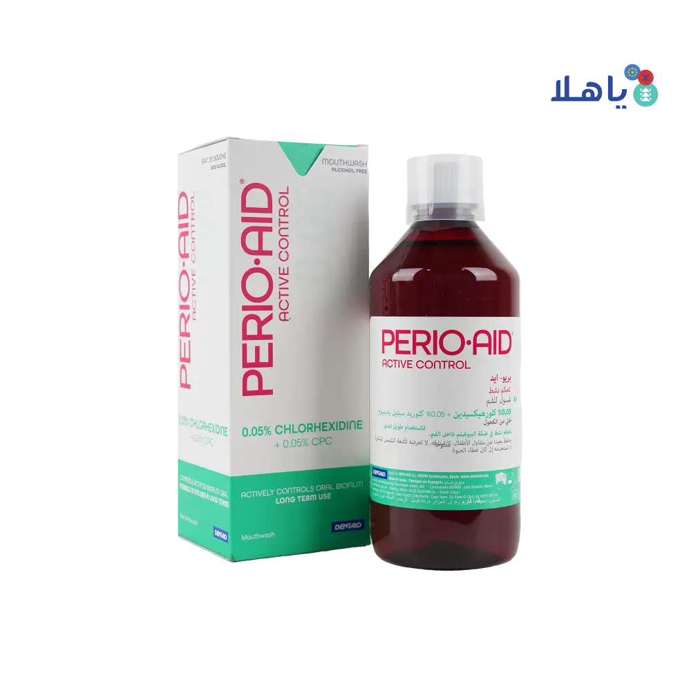 PERIO AID ACTIVE CONTROL 0.05% MOUTHWASH 500ML