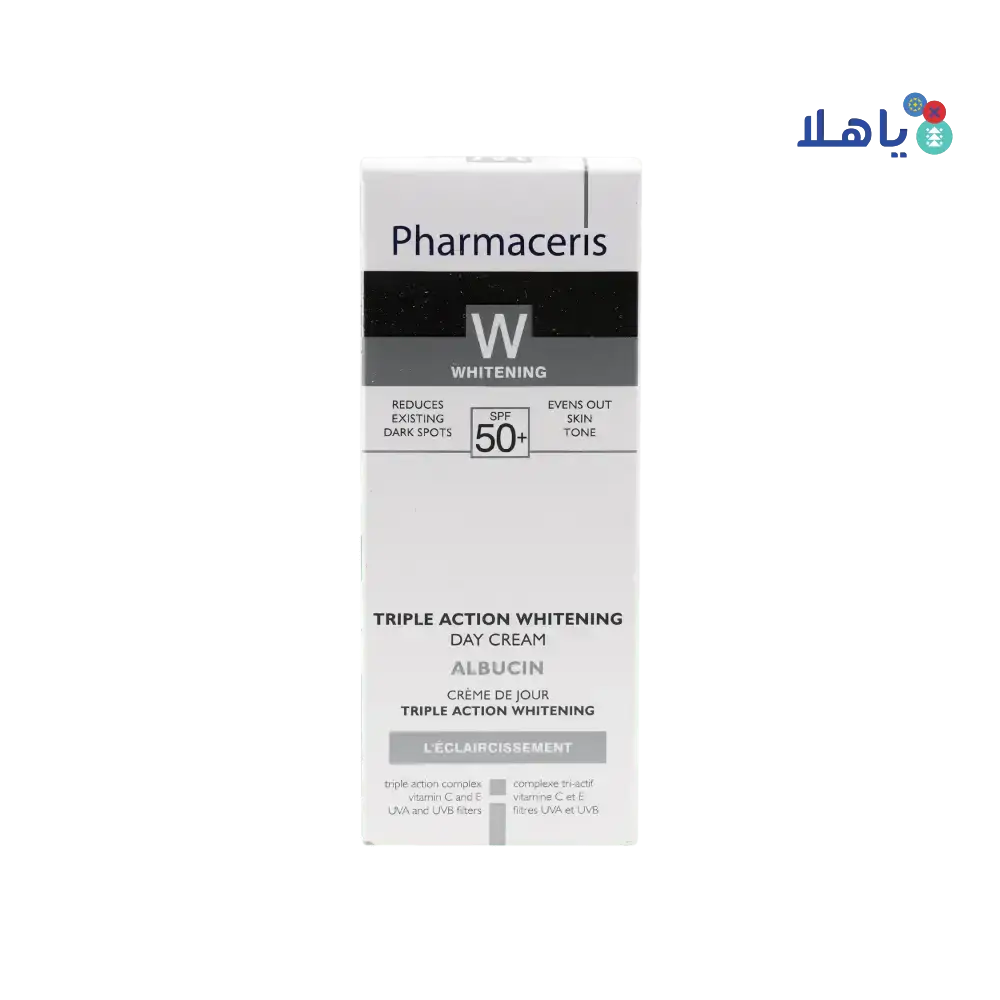 PHARMACERIS - Pharmaceris Albucin Whiteniing SPF50+ Day Cream 30Ml - Pharmazone - 