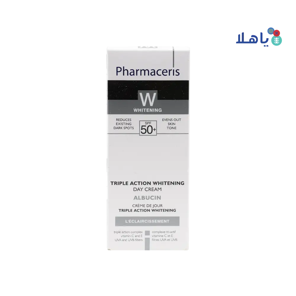 PHARMACERIS ALBUCIN WHITENIING SPF50+ DAY CREAM 30ML