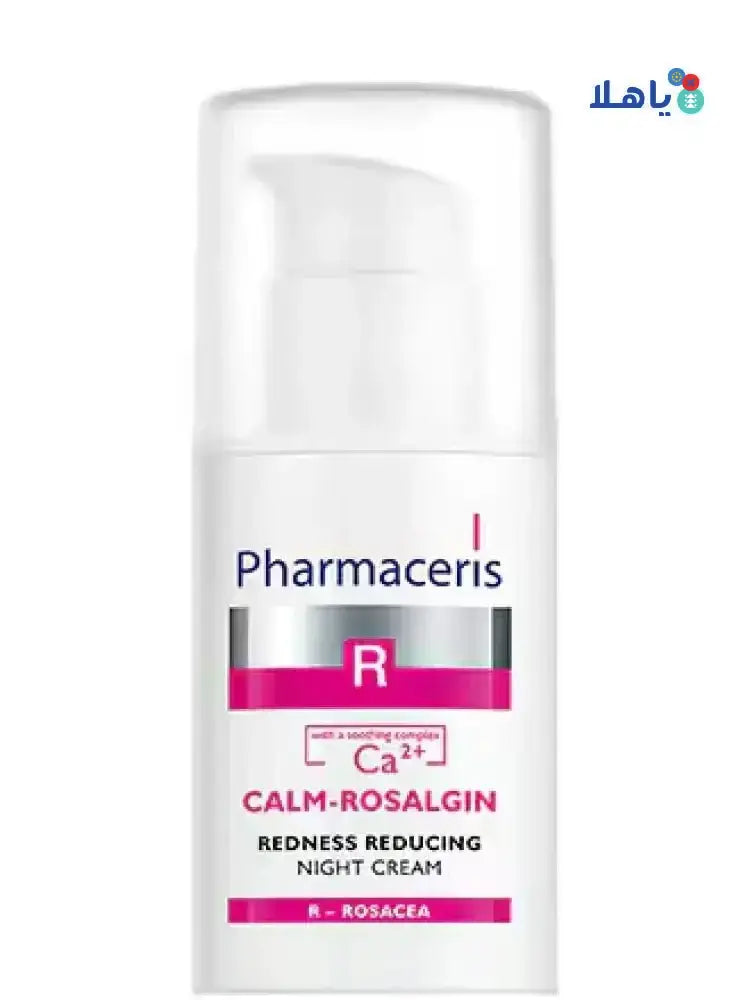 PHARMACERIS - PHARMACERIS CALM - ROSALGIN REDNESS REDUCING NIGHT CREAM 30ML - Pharmazone - 