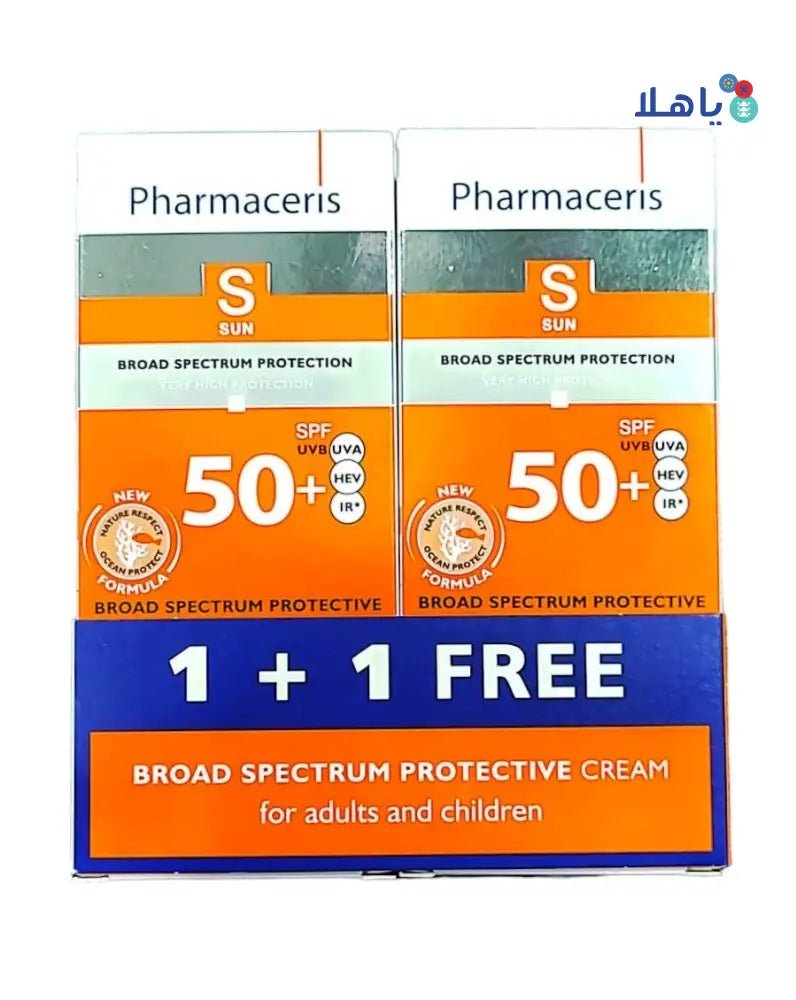 PHARMACERIS - Pharmaceris Sun Protection Face Cream Adult & Child 50Ml1+1 - Pharmazone - 