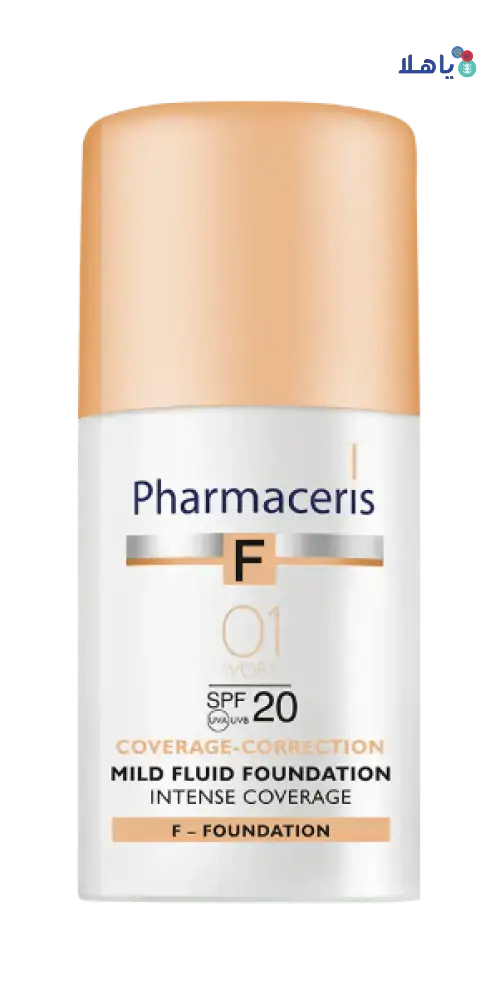 PHARMACERIS - Pharmaceris SPF20 Intense Foundation Ivory 01 - Pharmazone - 